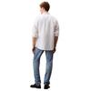 Ανδρικό Πουκάμισο Calvin Klein Linen Cotton Regular L s Shirt Brilliant White K10K114488-YAA