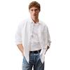 Ανδρικό Πουκάμισο Calvin Klein Linen Cotton Regular L s Shirt Brilliant White K10K114488-YAA