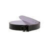 Γυναικεία Ζώνη Calvin Klein Round Mono Rev Lthr Belt 30mm Black_ Lavender Aura K60K610893-0GN
