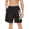Ανδρικό Μαγιό Karl Lagerfeld Karl Logo Long Boardshorts Black 241M2204-999