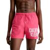 Ανδρικό Μαγιό Calvin Klein Medium Drawstring Pink Flash KM0KM00794-XI1