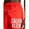 Ανδρικό Μαγιό Calvin Klein Medium Drawstring Cajun Red KM0KM00794-XNE