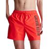 Ανδρικό Μαγιό Calvin Klein Medium Drawstring Hot Heat KM0KM01004-XM9