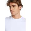 Ανδρικό T-shirt Calvin Klein Ss Smooth Cttn Solid Crewnk Brilliant White LV040HM265-YAA