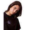 Γυναικείο T-Shirt Calvin Klein Jeans SS 20s Classic Logo Tee Black LV047C856G-UB1