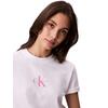 Γυναικείο T-Shirt Calvin Klein Jeans SS 20s Classic Logo Tee Brilliant White LV047C856G-YAA