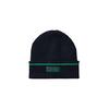Ανδρικός Σκούφος Calvin Klein Patch Rib Cotton Tipping Beanie Dark Sapphire/Verdant Green