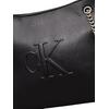 Γυναικεία Τσάντα Calvin Klein Sculpted Chain Shoulder Bag Na Black LV04K3163G-UB1