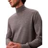Ανδρικό Πουλόβερ Calvin Klein Ls Merino Mock Neck Swtr Medium Grey Htr LV04LE309G-P7E