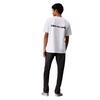 Ανδρικό T-Shirt Calvin Klein Ss Rel Liquid Ck Monologo Tee Brilliant White  LV04RAB812-YAA