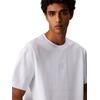 Ανδρικό T-Shirt Calvin Klein Ss Rel Liquid Ck Monologo Tee Brilliant White  LV04RAB812-YAA
