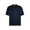 Ανδρικό T-Shirt Calvin Klein Ss Hi Low Emb 16s Jersey Cn Tee Dark Sapphire LV04RB295G-CEF