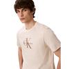 Ανδρικό T-Shirt Calvinn Klein Ss Hero Monologo Tee 20s Brilliant Chalk LV04RB862G-67U