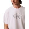 Ανδρικό T-Shirt Calvin Klein Ss Hero Monologo Tee 20s Brilliant White LV04RB862G-YAA