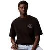 Ανδρικό T-Shirt Calvin Klein A- Ss Rel Seasonal Monologo Tee Black LV04RC856G-UB1