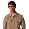 Ανδρικό Πουκάμισο Calvin Klein Ls Corduroy Easy Overshirt Roasted Cashew LV04RH115G-HMT