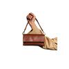 Γυναικεία Τσάντα ΕVERY OTHER Croc Flap Over Shoulder/ Crossbody Brown 12079-BROWN