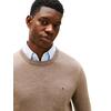 Ανδρικό Πουλόβερ Tommy Hilfiger Pima Org Cashmere Crew Neck Coastal Taupe Heather MW0MW28046-HI3