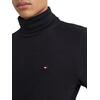 Ανδρικό Πουλόβερ Tommy Hilfiger Pima Org Cashmere Roll Neck Black MW0MW28048-BDS
