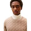 Ανδρικό Πουλόβερ Tommy Hilfiger Classic Cable Crew Neck Medium Coastal Taupe MW0MW33132-AFE