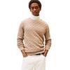 Ανδρικό Πουλόβερ Tommy Hilfiger Classic Cable Crew Neck Medium Coastal Taupe MW0MW33132-AFE