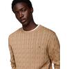Αντρικό Πουλόβερ Tommy Hilfiger Classic Cable Crew Neck Safari Canvas MW0MW33132-RBC