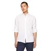 Ανδρικό Πουκάμισο Tommy Hilfiger Pigment Dyed Li Solid Rf Shirt Optic White MW0MW34602-YCF