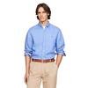 Ανδρικό Πουκάμισο Tommy Hilfiger Pigment Dyed Li Solid Rf Shirt Blue Spell MW0MW34602-C30