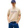 Ανδρικό T-shirt Tommy Hilfiger Center Stack Sandalwood MW0MW38621-RBT