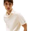 Ανδρικό Polo Tommy Hilfiger Dc Tonal Texture Stp Polo Ivory Petal MW0MW38743-Z00
