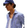 Ανδρικό Πουκάμισο Tommy Hilfiger Flex Poplin Bold Stripe Shirt Wedge Blue Stripe MW0MW39451-0A4