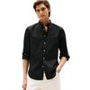 Ανδρικό Πουκάμισο Tommy Hilfiger Core Flex Poplin Solid Rf Shirt Black MW0MW39988-BDS