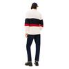 Ανδρική Ζακέτα Tommy Hilfiger Rwb Rib Chest Stripe Zip Through Ivory Petal MW0MW41396-Z00
