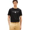 Ανδρικό T-shirt Tommy Hilfiger Brand Love Mono Stack Tee Black MW0MW42365-BDS