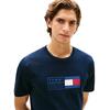 Ανδρικό T-shirt Tommy Hilfiger Brand Love Text Box Tee Desert Sky MW0MW42366-DW5