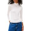 Γυναικεία Μπλούζα Tommy Hilfiger Tjw Essential Mock Neck Ecru DW0DW19830-YBL