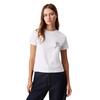 Γυναικείο T-shirt Calvin Klein Script Institutional Baby Bright White J20J224984-YAF