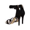Γυναικεία Πέδιλα Ted Baker Aurelis Suede Bow Ankle Strap Black 242283-BLACK1