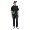 Ανδρικό T-shirt Karl Lagerfeld Klj Relaxed Cube Sslv Tee Black 241D1704-J101