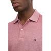Αντρικό Polo Tommy Hilfiger Jacquard Micropattern Reg Regatta Red White MW0MW37525-0KP