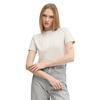 Γυναικείο T-shirt Calvin Klein Glossy Monologo Regural Moonbeam J20J224983-PDH