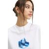 Γυναικείο T-shirt Karl Lagerfeld Boxy Glitched Logo White A1W17109-100