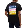 Ανδρικό T-shirt Tommy Jeans Tjm Rlx Signature Tee Black DM0DM23597-BDS