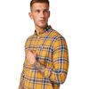 Ανδρικό Πουκάμισο Tom Tailor 2nd 908 Ray Barb Yellow Navy Check 1013519-19424