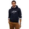 Ανδρικό Φούτερ Tommy Hilfiger Hilfiger Stack Reg Fleece Hoodie Navy Blue MW0MW44937-DW5