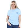 Γυναικείο T-Shirt Tommy Jeans  Reg Tj Bubble Ss Tee Ext Light Powdery Blue DW0DW22310-C1T