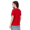Γυναικείο T-shirt Tommy Hilfiger Reg Corp Logo C-Nk Ss Th Optic Primary Red WW0WW40276-XLG