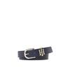 Γυναικεία Ζώνη Tommy Hilfiger Th Logo Lux 3.0 Desert Sky AW0AW10587-DW5