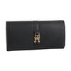 Γυναικείο Πορτοφόλι Tommy Hilfiger Th Plush Lrg Flat Black AW0AW14234-BDS