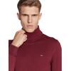 Ανδρικό Πουλόβερ Tommy Hilfiger Pima Org Cashmere Roll Neck Deep Rouge MW0MW28048-VLP